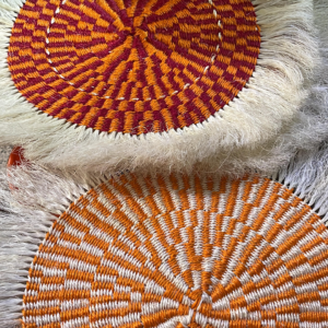 Size 12 Utu Sisal Mats with fluffy edges