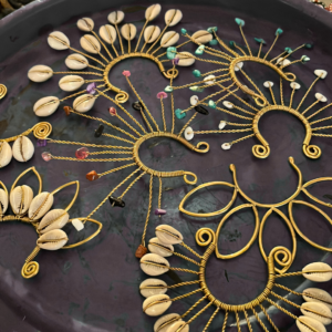 Cowrie Shell Earcuffs